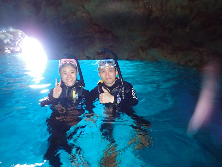沖繩 青洞 潛水