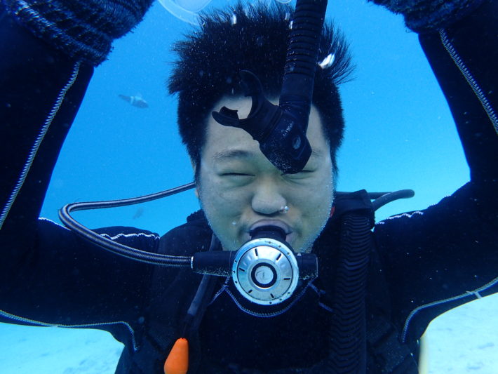 面鏡排水技巧 潛水執照必學項目