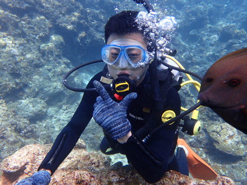 沖繩藍洞 體驗潛水 浮潛｜沖繩大海初次潛水｜黑潮潛水