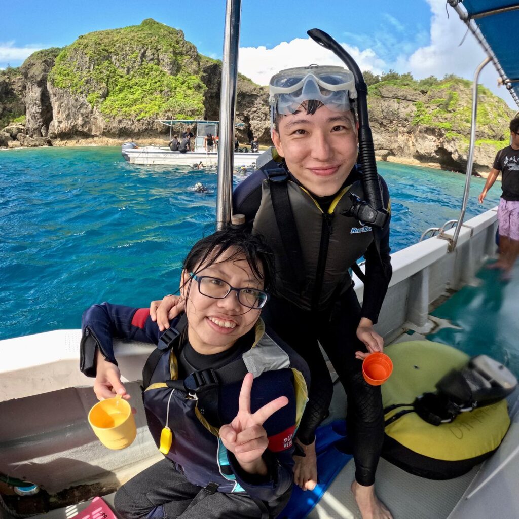 沖繩旅行 青洞 ｜全家大小出遊去｜黑潮潛水