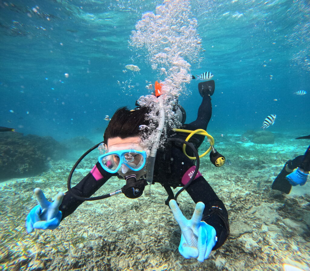 黑潮潛水 沖繩旅遊 中文教練 冬季潛水 潛水