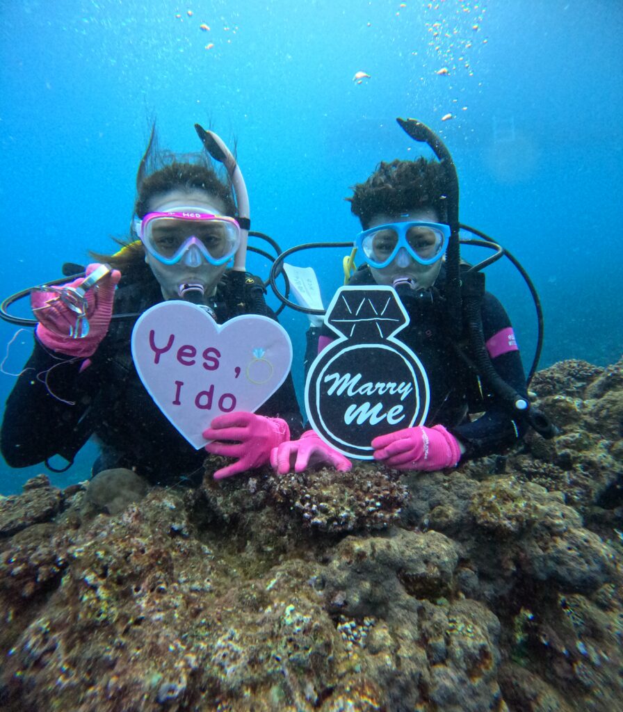 冲绳 中文教练 体验潜水｜🌊海底求婚，浪漫无限💍｜黑潮潜水