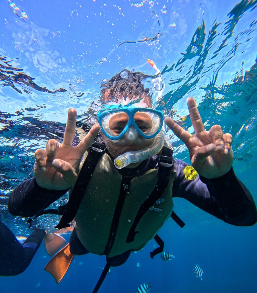 冲绳浮潜 中文教练 浮潜 黑潮潜水 PADI