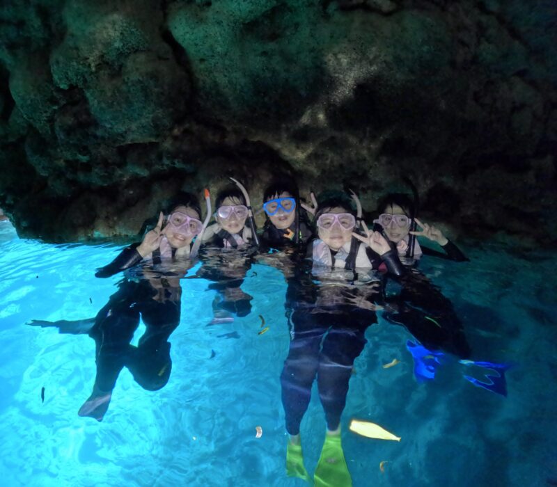 冲绳 青之洞窟 浮潜 潜水 青洞 PADI 浮潜