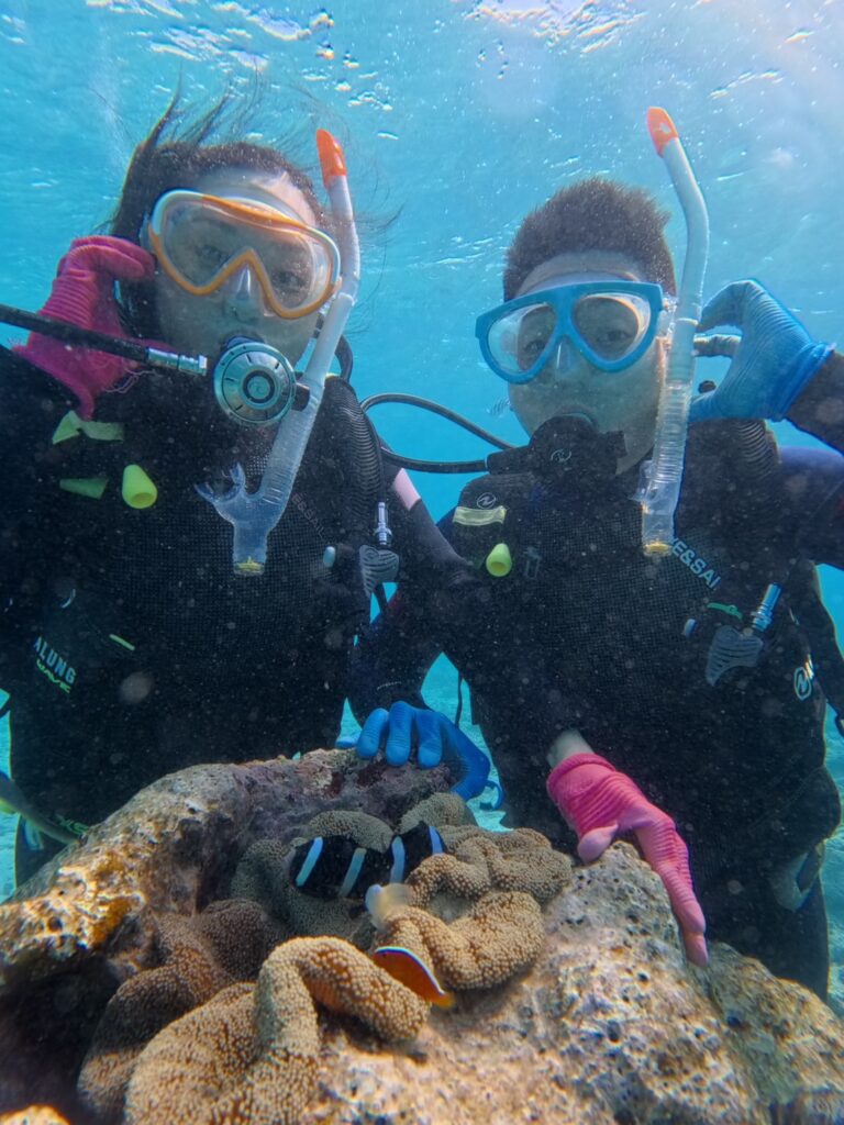 中文教练 冲绳潜水 青洞