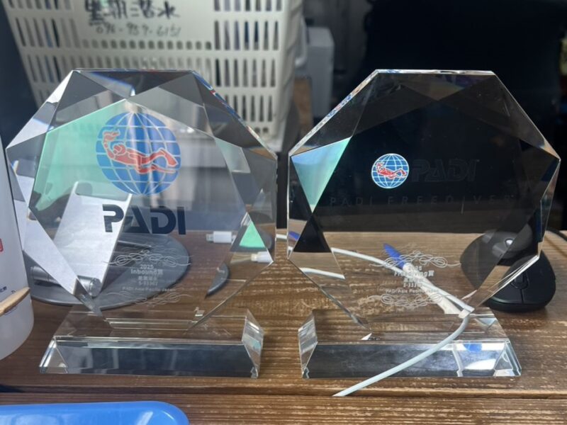 黑潮潛水 PADI 表彰 2025
