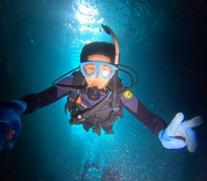 沖繩青洞潛水 體驗潛水 黑潮潛水