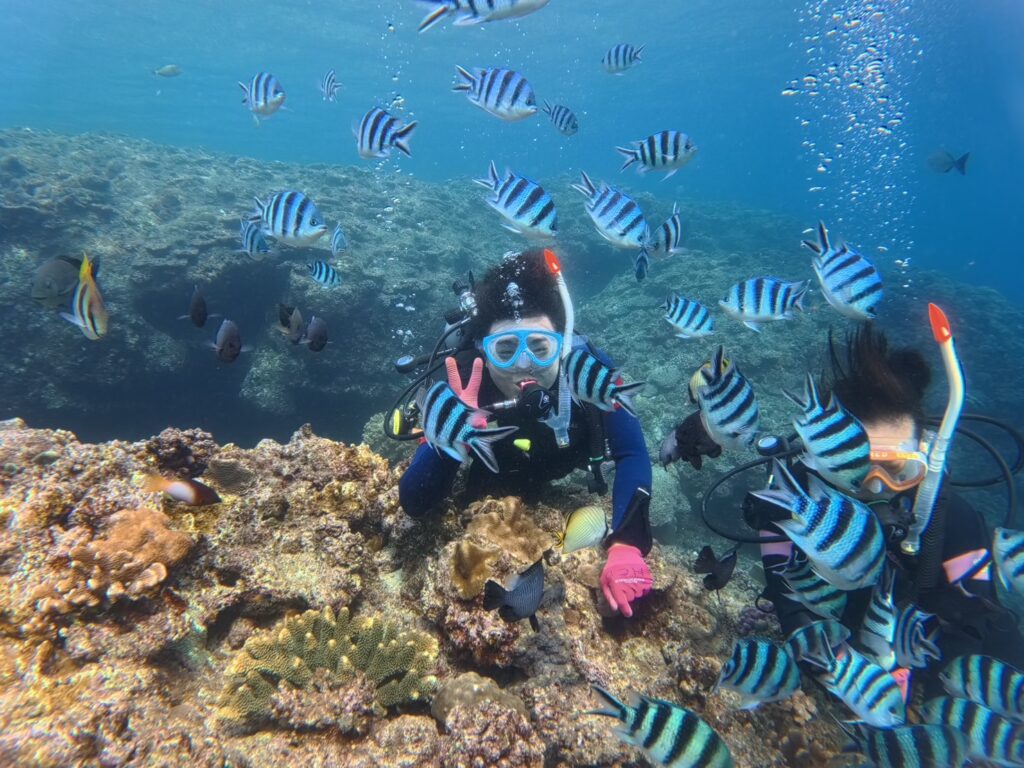 青洞 中文教練 潛水