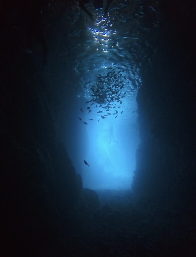 青之洞 沖繩潛水 中文教練