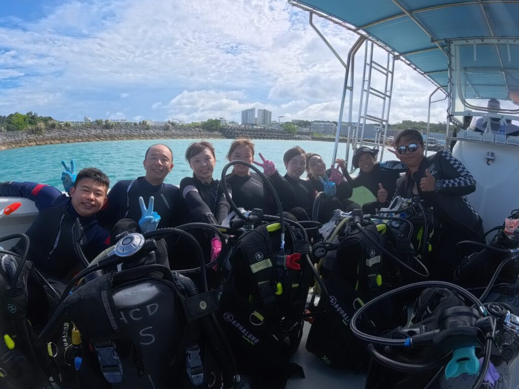中文教練 團體旅遊 沖繩潛水