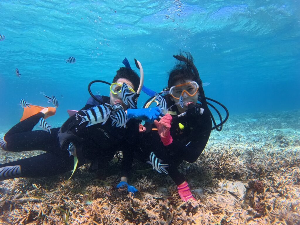 中文服务  PADI5星 冲绳潜水